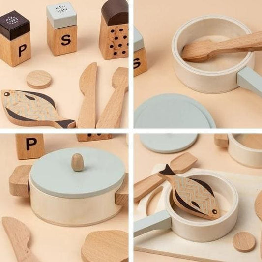 CONJUNTO DE COZINHA EM MADEIRA + FRETE GRÁTIS