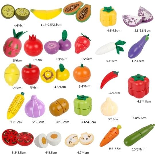 COMIDINHAS COM IMÃ PARA CORTAR + FRETE GRÁTIS