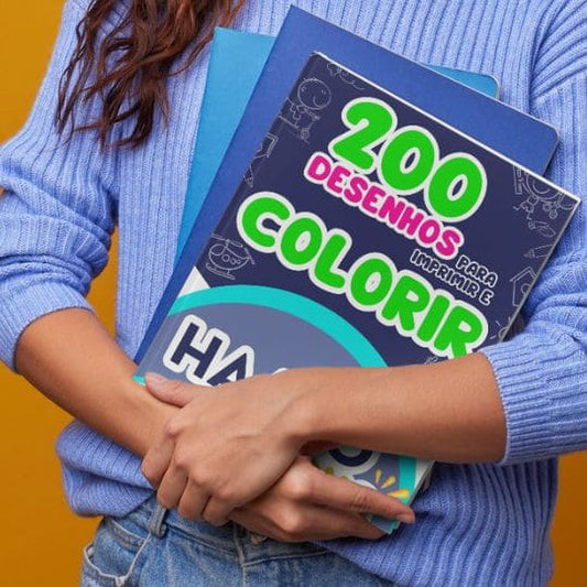 EBOOK: 200 DESENHOS PARA IMPRIMIR E COLORIR