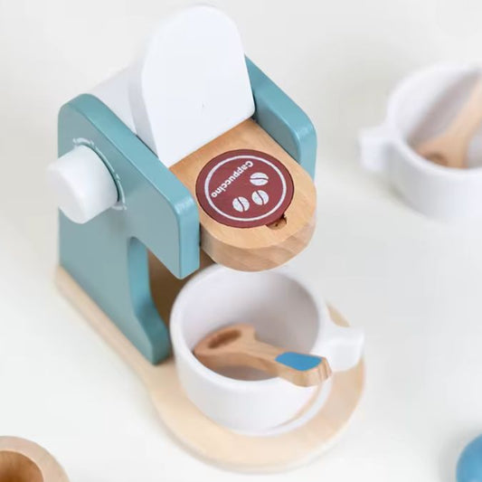 CAFETEIRA DE BRINQUEDO EM MADEIRA + FRETE GRÁTIS