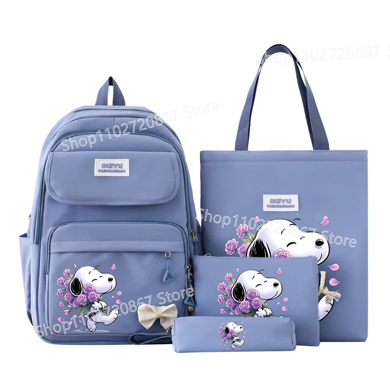 CONJUNTO MOCHILA Snoopy + FRETE GRÁTIS