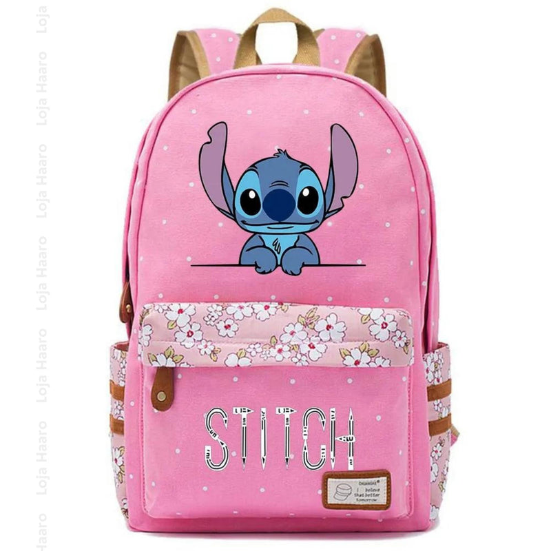 Mochila Floral Lilo & Stitch