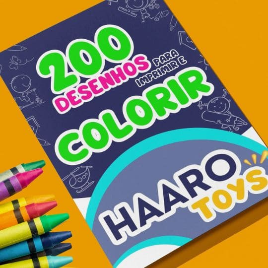 EBOOK: 200 DESENHOS PARA IMPRIMIR E COLORIR