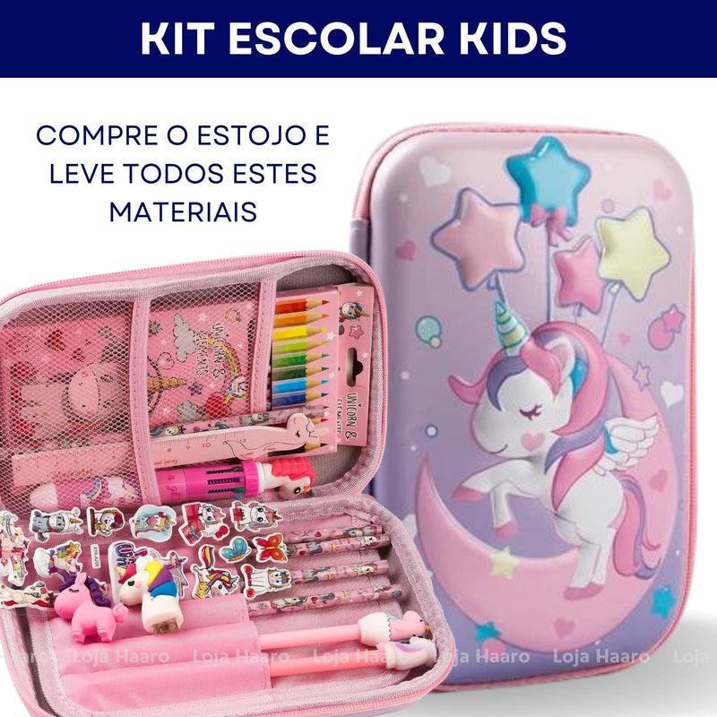 Kit Escolar KIDS Completo + Brindes Exclusivos