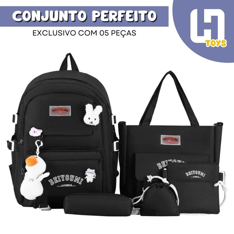 CONJUNTO EXCLUSIVO COM 05 PEÇAS + FRETE GRÁTIS