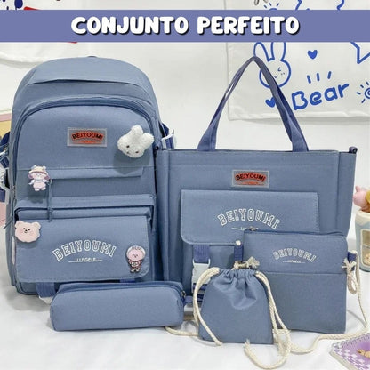 CONJUNTO EXCLUSIVO COM 05 PEÇAS + FRETE GRÁTIS