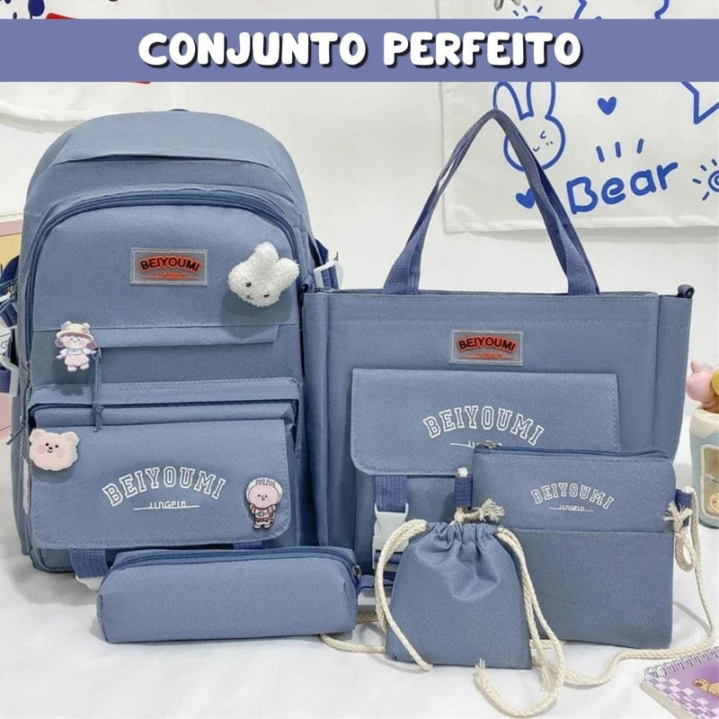 CONJUNTO EXCLUSIVO COM 05 PEÇAS + FRETE GRÁTIS