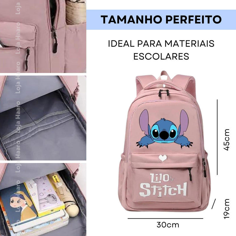 Mochila Impermeável Lilo & Stitch