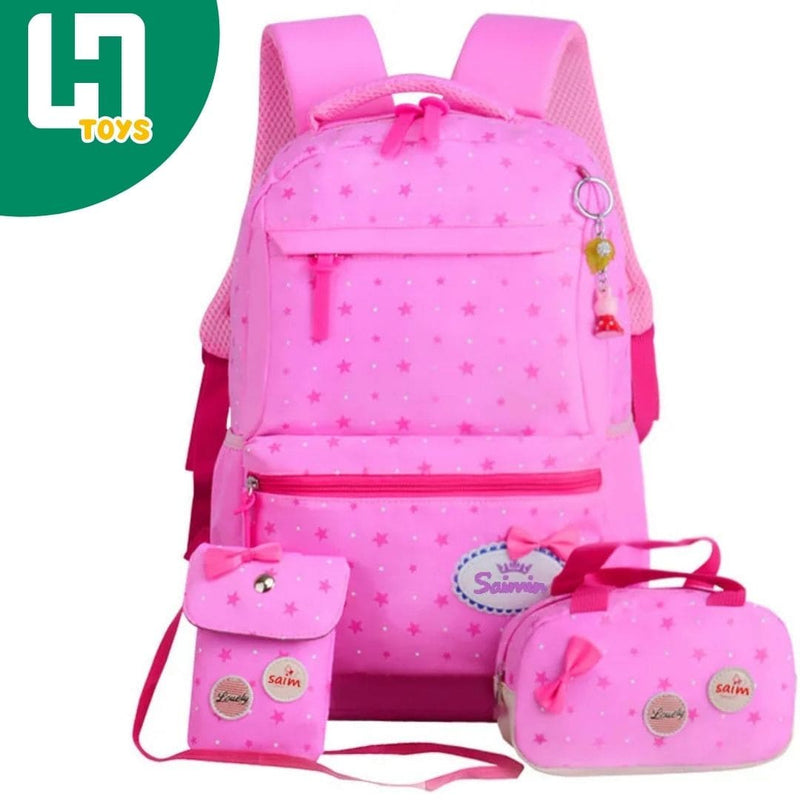 CONJUNTO DE MOCHILAS 03 PEÇAS + FRETE GRÁTIS