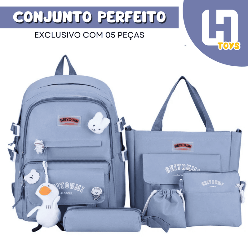 CONJUNTO EXCLUSIVO COM 05 PEÇAS + FRETE GRÁTIS