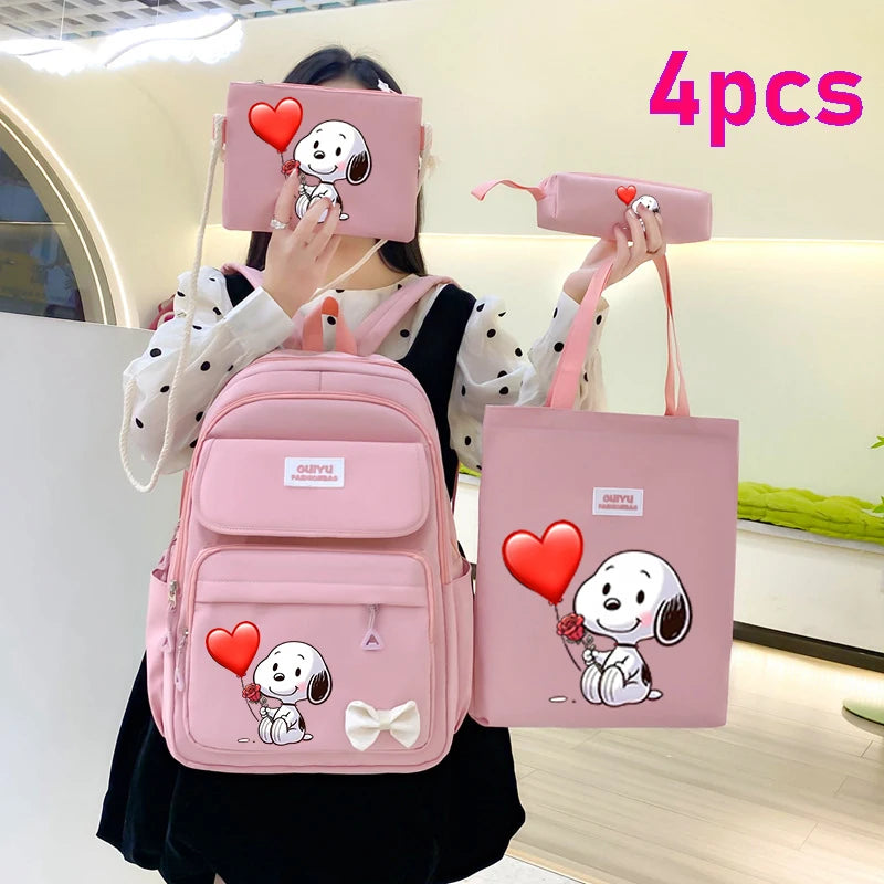CONJUNTO MOCHILA Snoopy + FRETE GRÁTIS